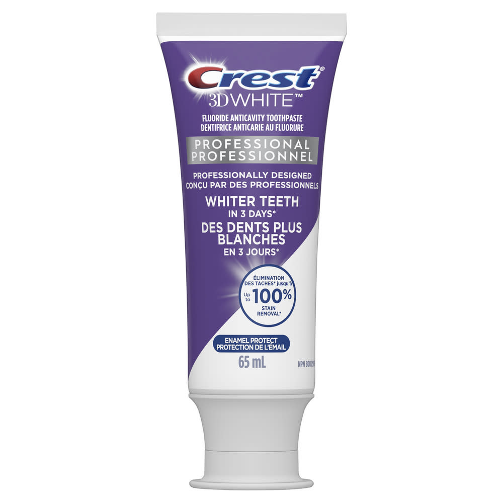 Crest 3D White Professional Enamel Protect Toothpaste 65mL