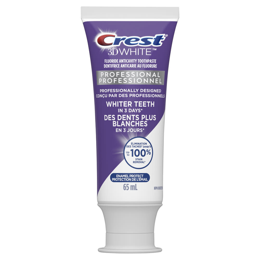 Crest 3D White Professional Enamel Protect Toothpaste 65mL - Row1 - Img2