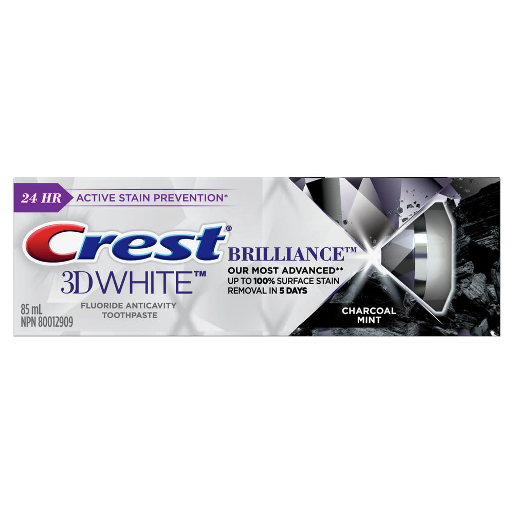 [EN]-Crest 3D White Brilliance Charcoal Toothpaste-Crest 3D White Brilliance Charcoal Toothpaste-0