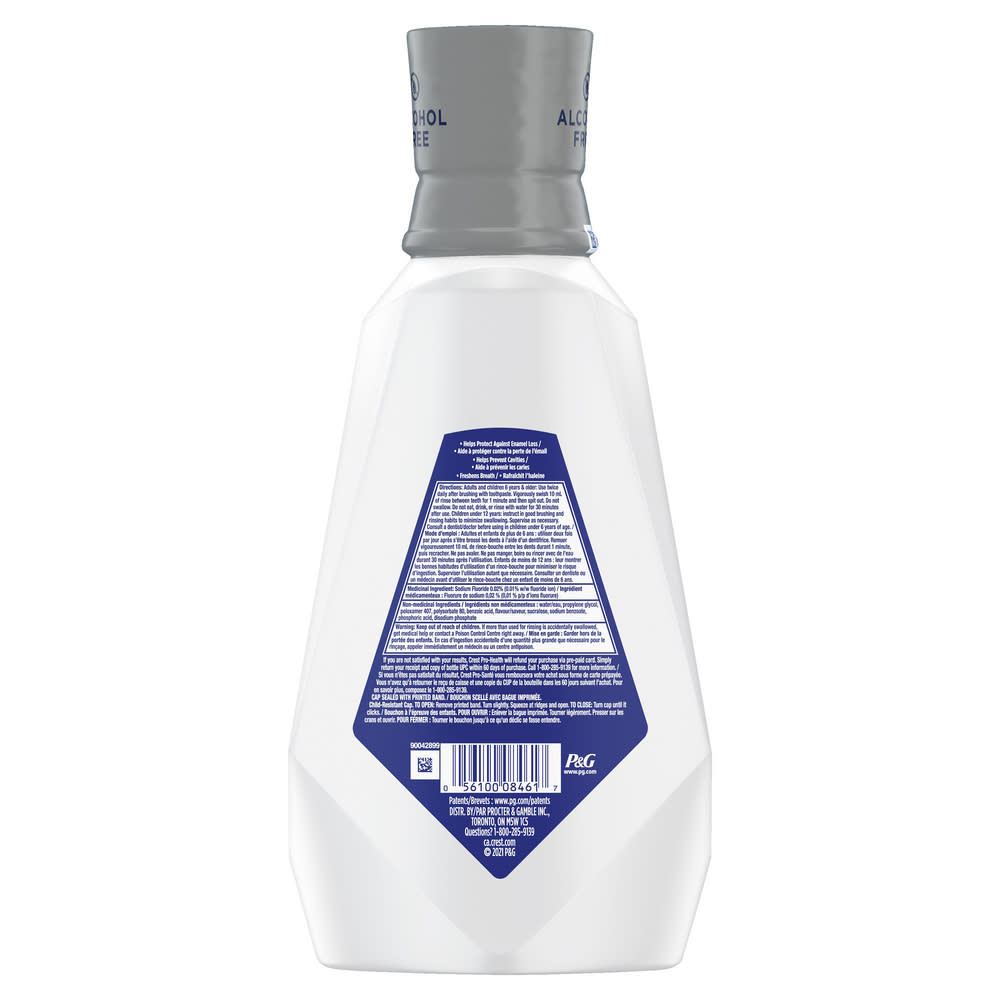 Crest Pro Health Densify Fluoride Mouthwash, Alcohol Free, Cavity Prevention, Clean Mint, 946 mL