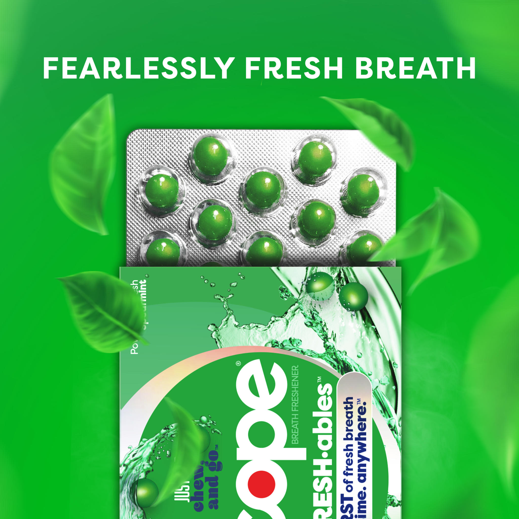 PDP - CAEN - EN - SCOPE REFRESHABLES, CHEWABLE CAPSULES TO FRESHEN BREATH, SPEARMINT - SI2 - IMG2