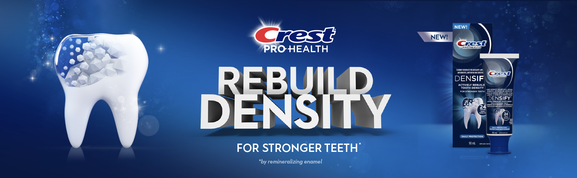 CREST PRO-HEALTH DENSIFY DAILY PROTECTION TOOTHPASTE - Enhanced Content 1