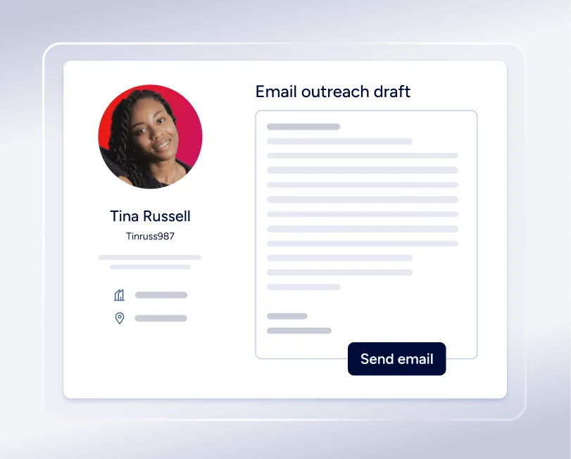 Reach them with real email and mobile data