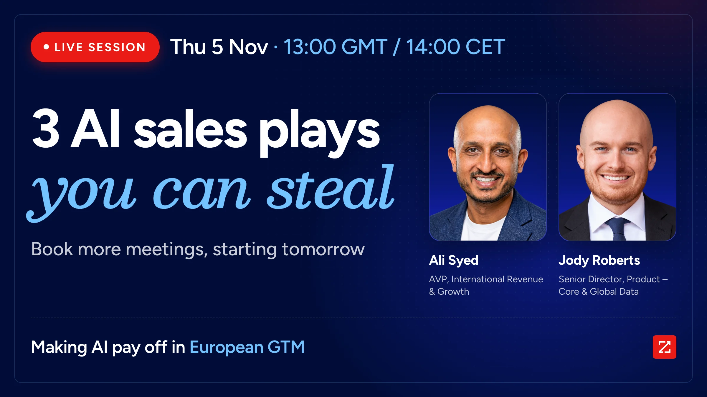 Making AI Pay Off in European GTM - Poster Image