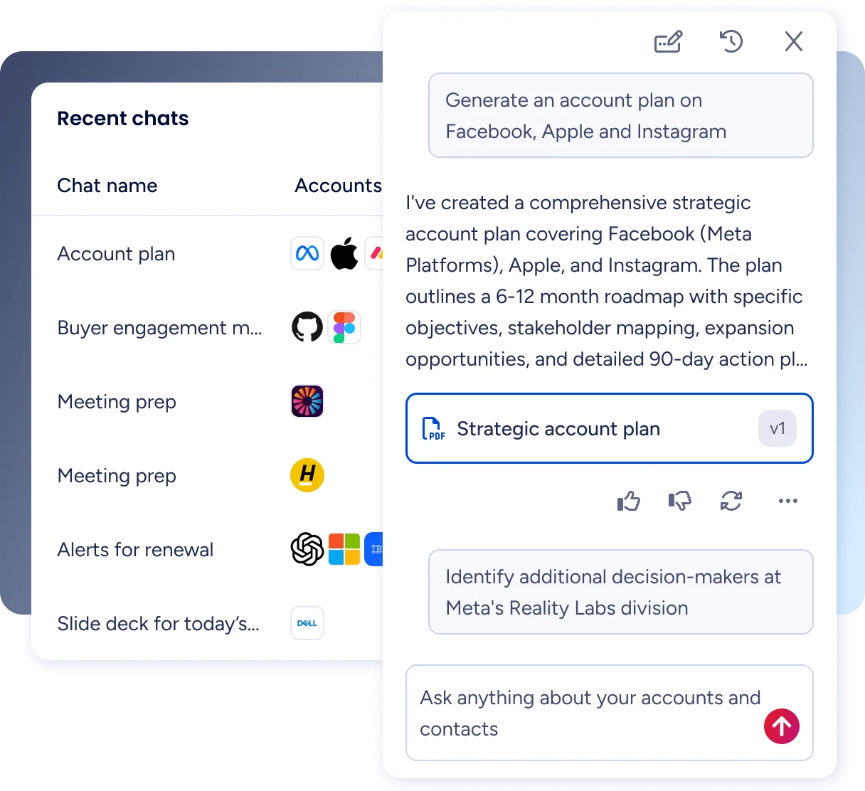 GTM Workspace - The AI Assistant: Get a 1-click brief on any account. - image