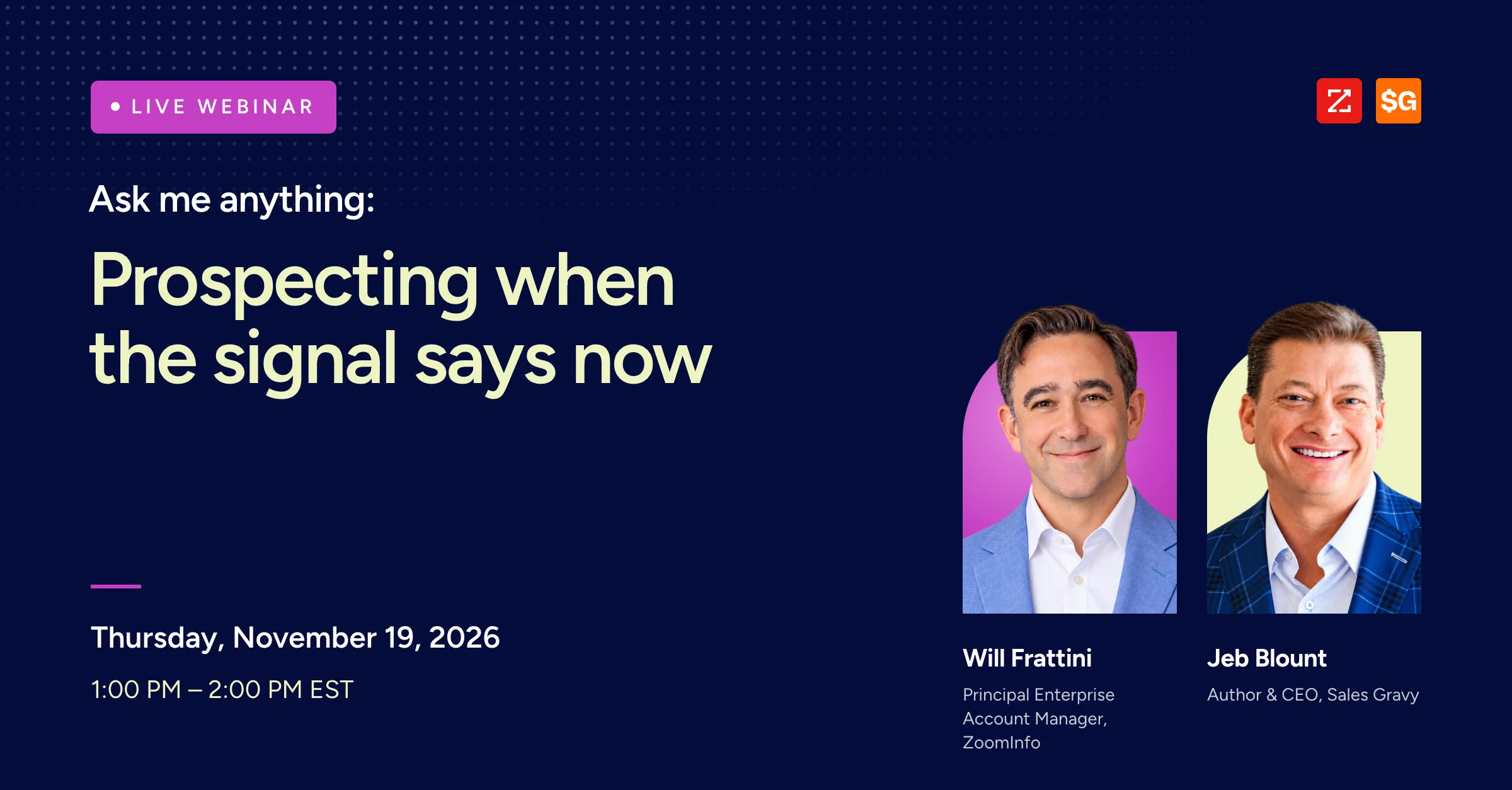 AMA prospecting when the signal says now