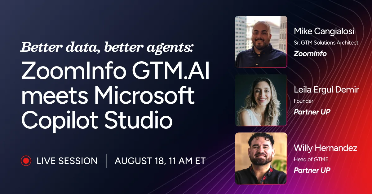 Better Data, Better Agents: ZoomInfo GTM.AI Meets Microsoft Copilot Studio
