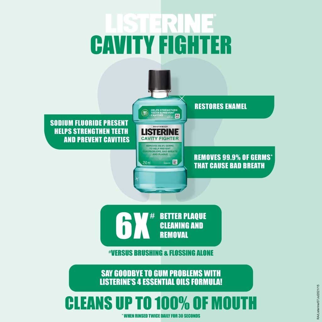 LISTERINE® Cavity Fighter Mouthwash image 3