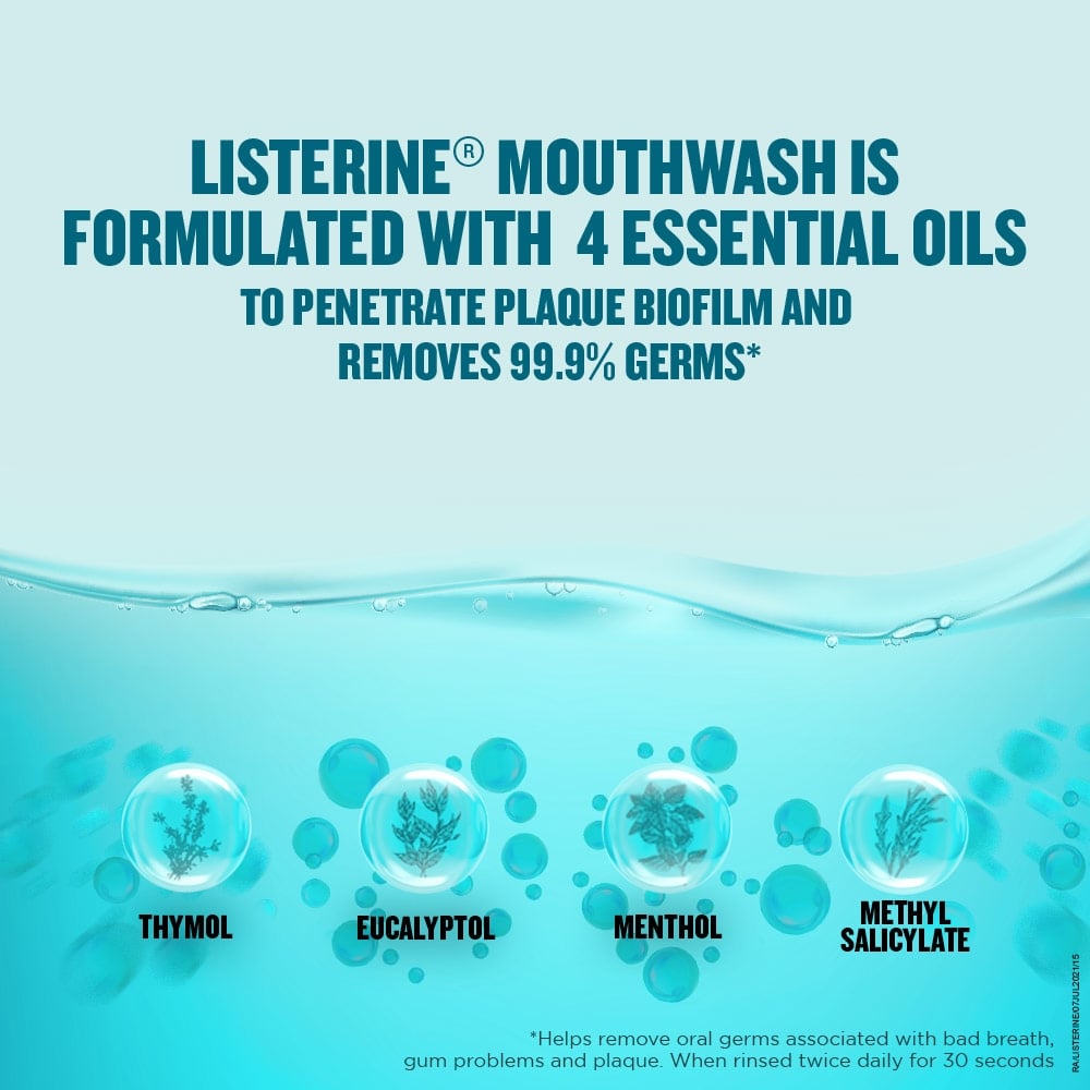 LISTERINE® Cool Mint® Mild Taste Mouthwash image 4