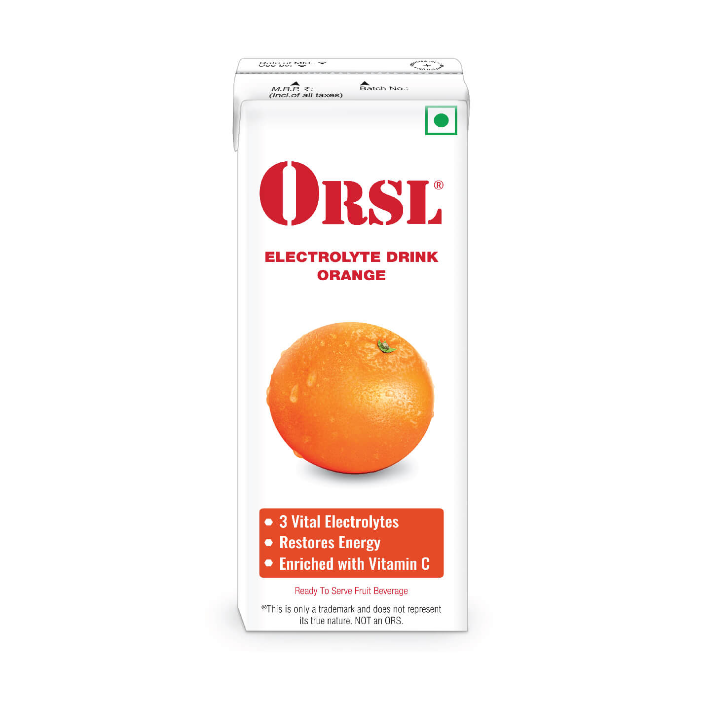 ORSL® Orange Drink 200 ml is an Electrolyte Drink  It helps restore fluids, electrolytes and energy.