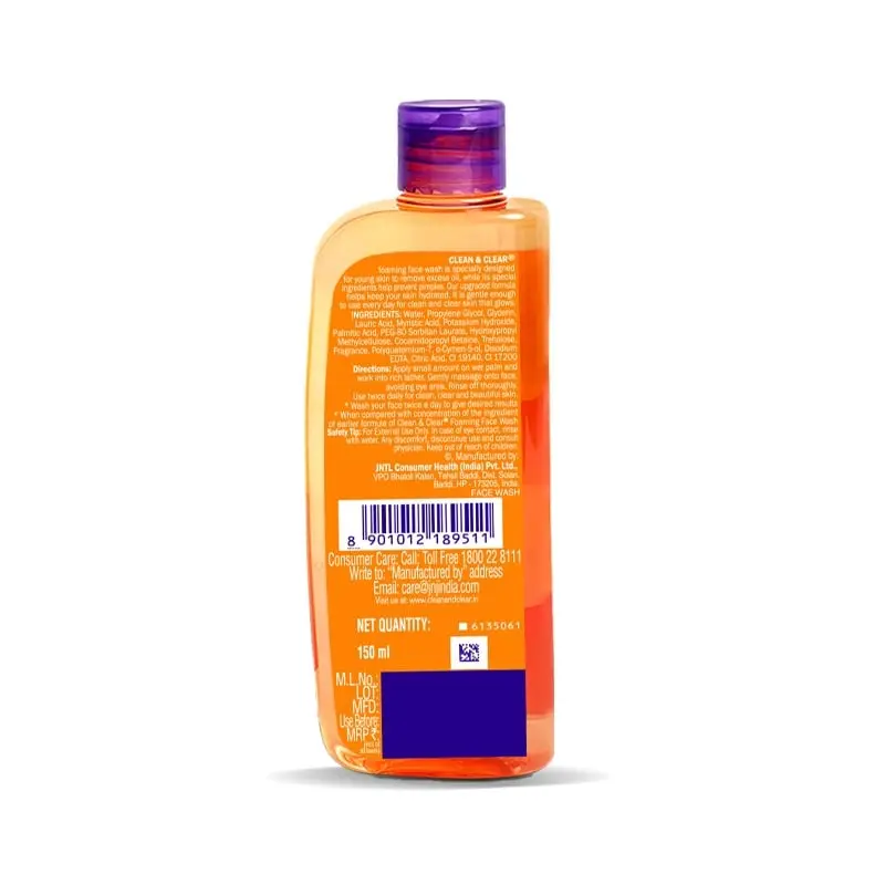 Clean & Clear® Foaming Face Wash image 2