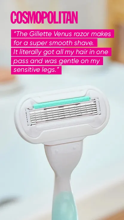 Deluxe Smooth Sensitive Razor endorsed by Cosmopolitan