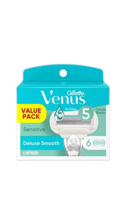 Venus Extra Smooth Sensitive 6 Razor Blade Refills