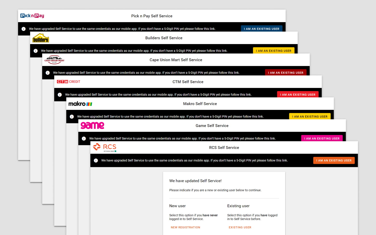RCS Self Service Brands