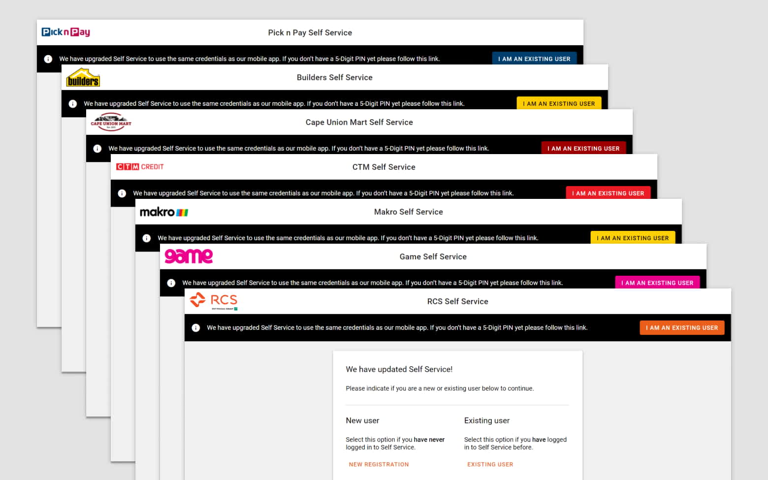 RCS Self Service Brands