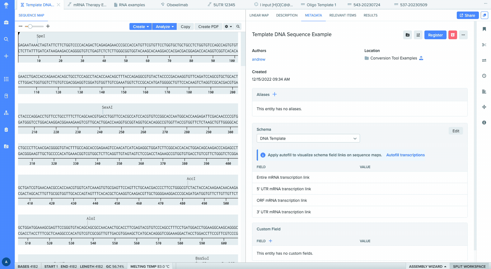 transcription links