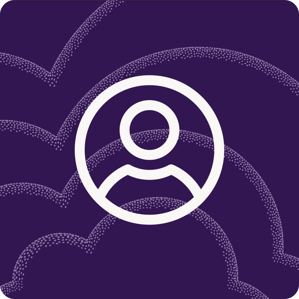 Profile illustration square