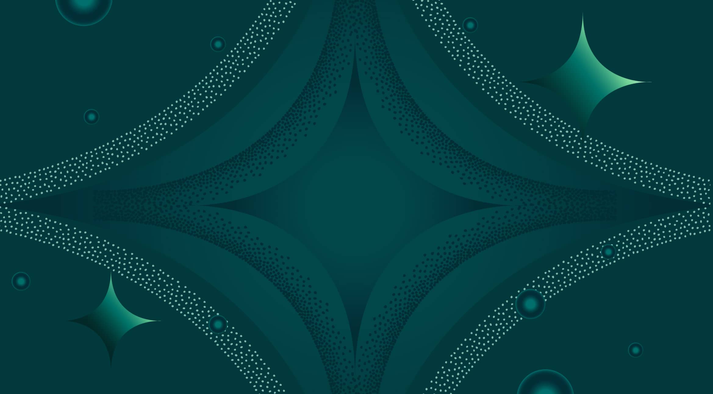green star background