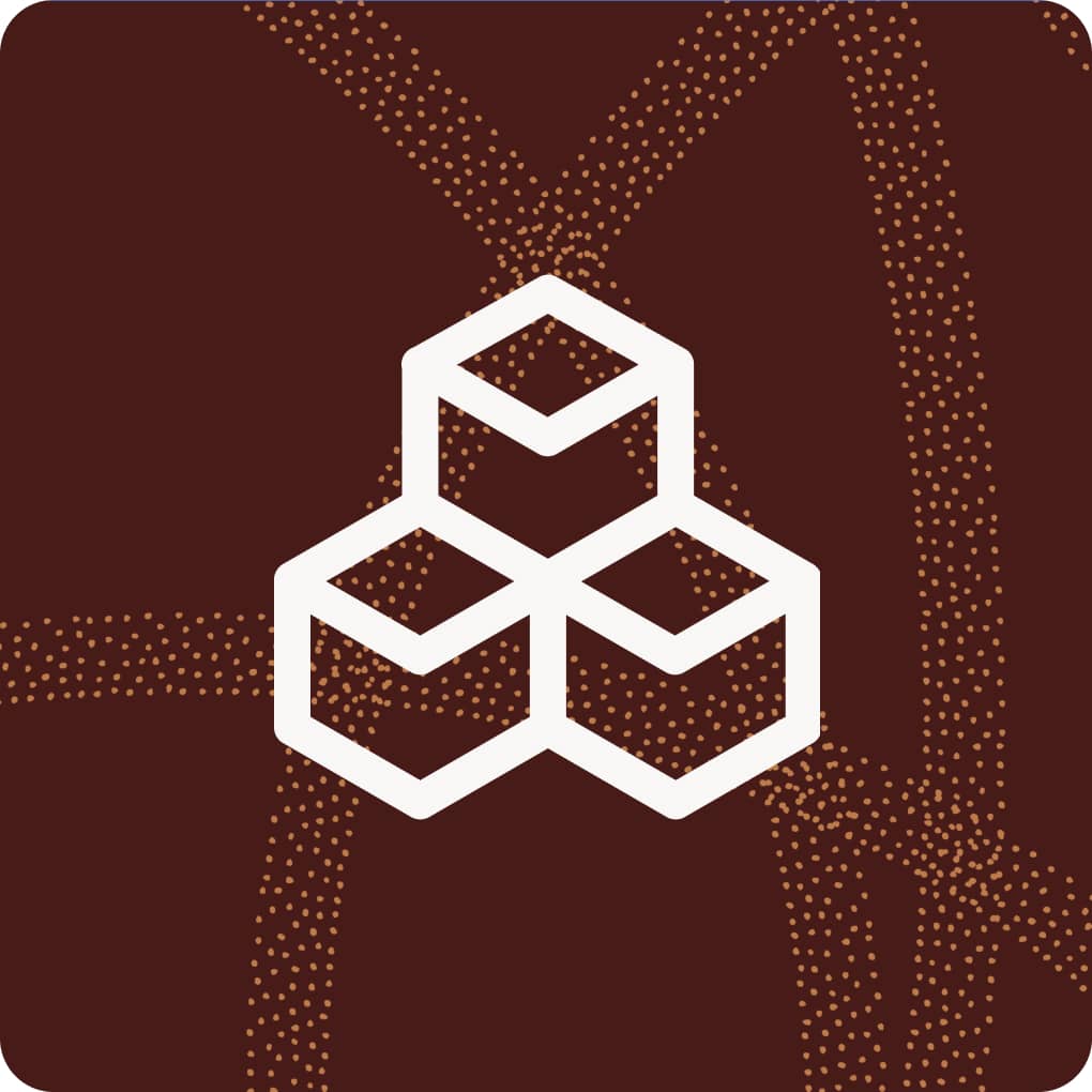 Building blocks illustration square