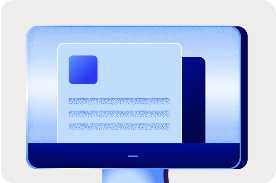 computer illustration grey bg