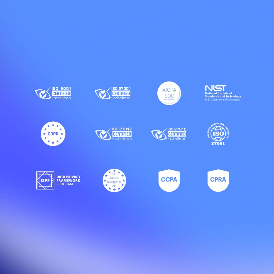 Security & compliance screenshot
