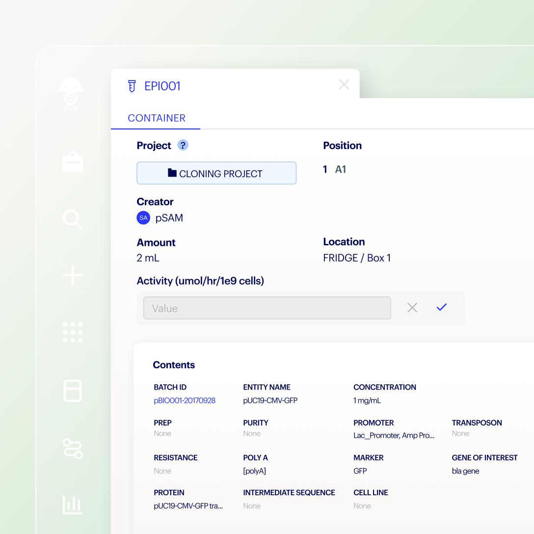 Track Samples Inventory Product Image