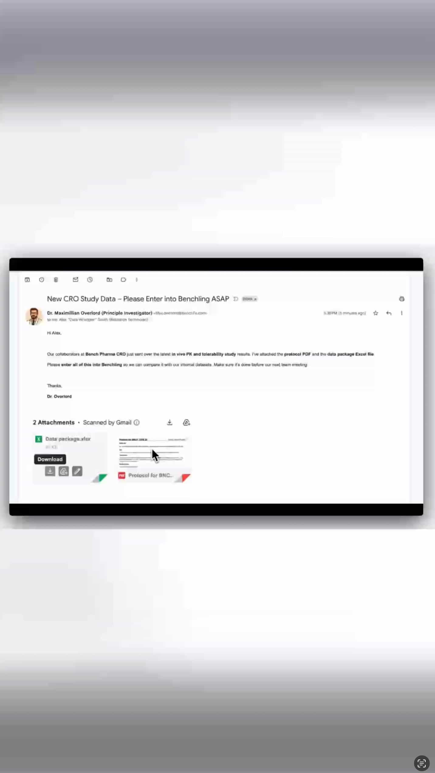 In vivo study report from CROs Tiktok