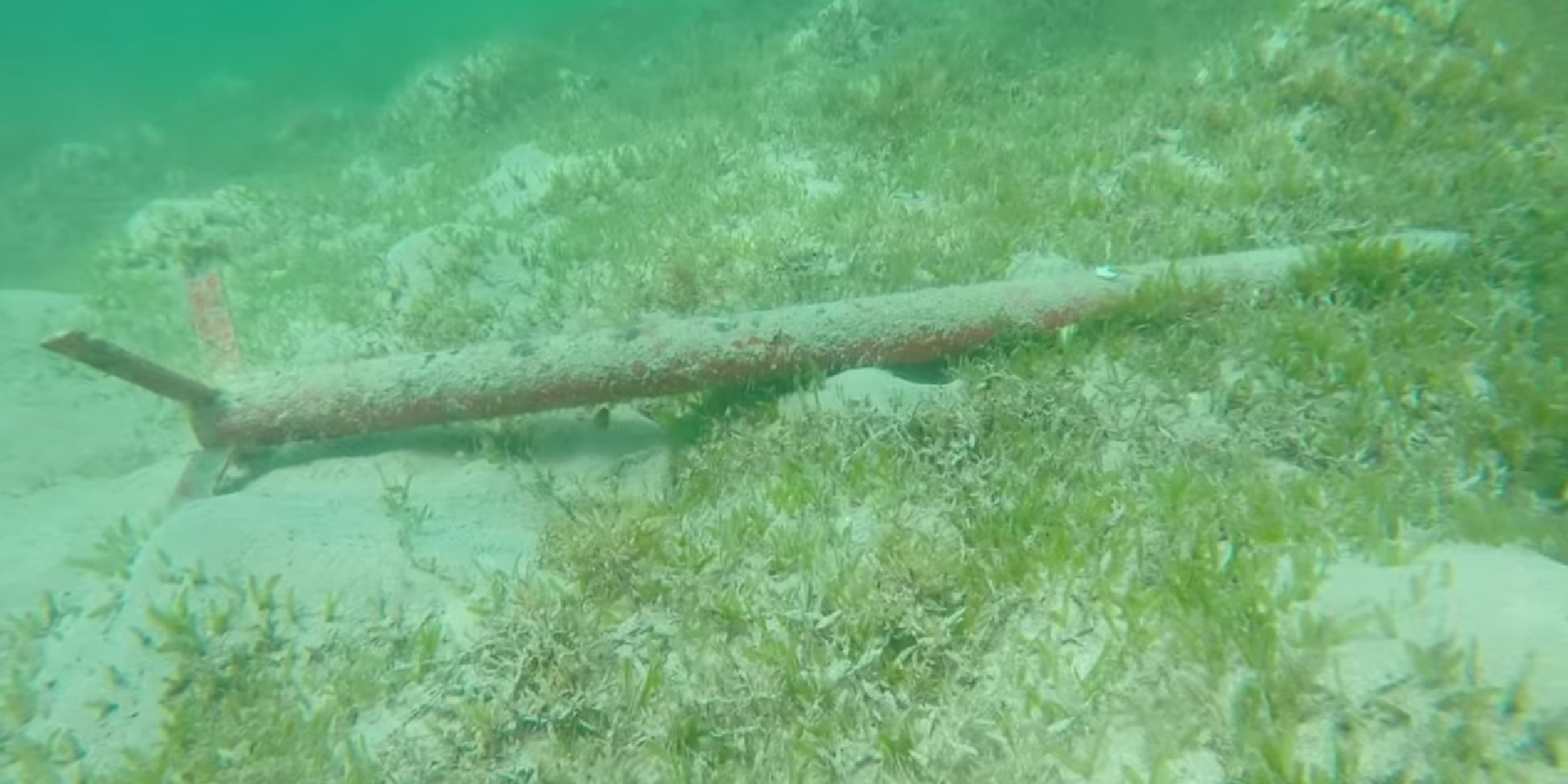 Unexploded Ordnance found on sea bed