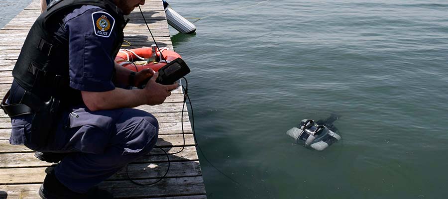 underwater drone for search and rescue