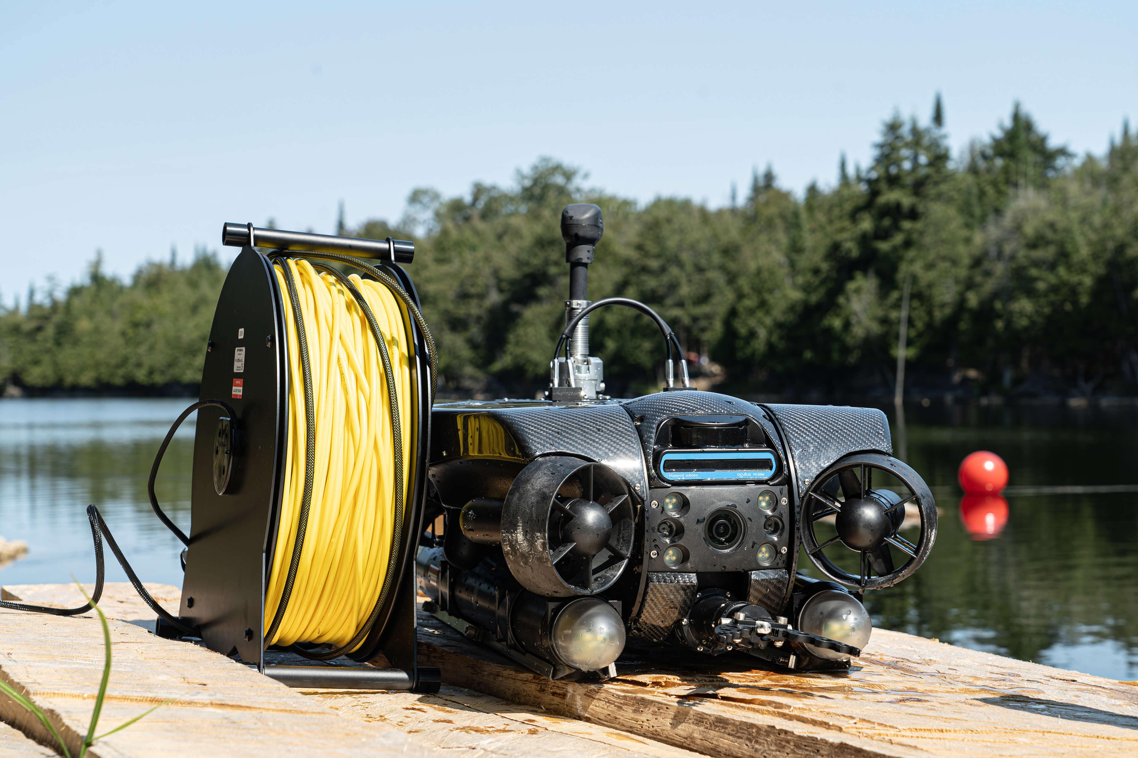 Deep Trekker REVOLUTION light work-class ROV services platform