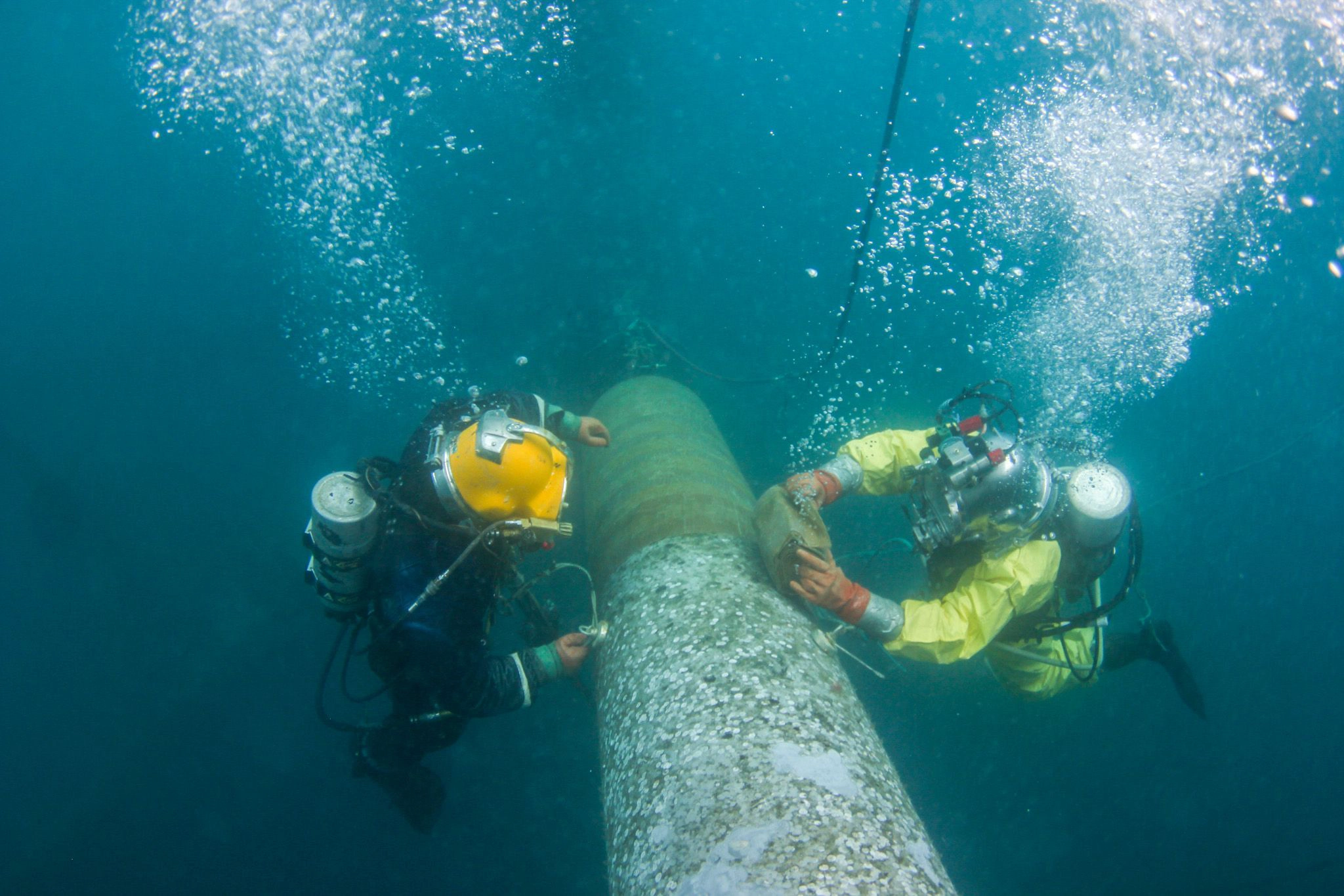Global Diving and Salvage pipe inspection