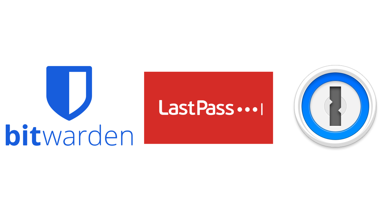 Imagen de varios gestores de contraseñas