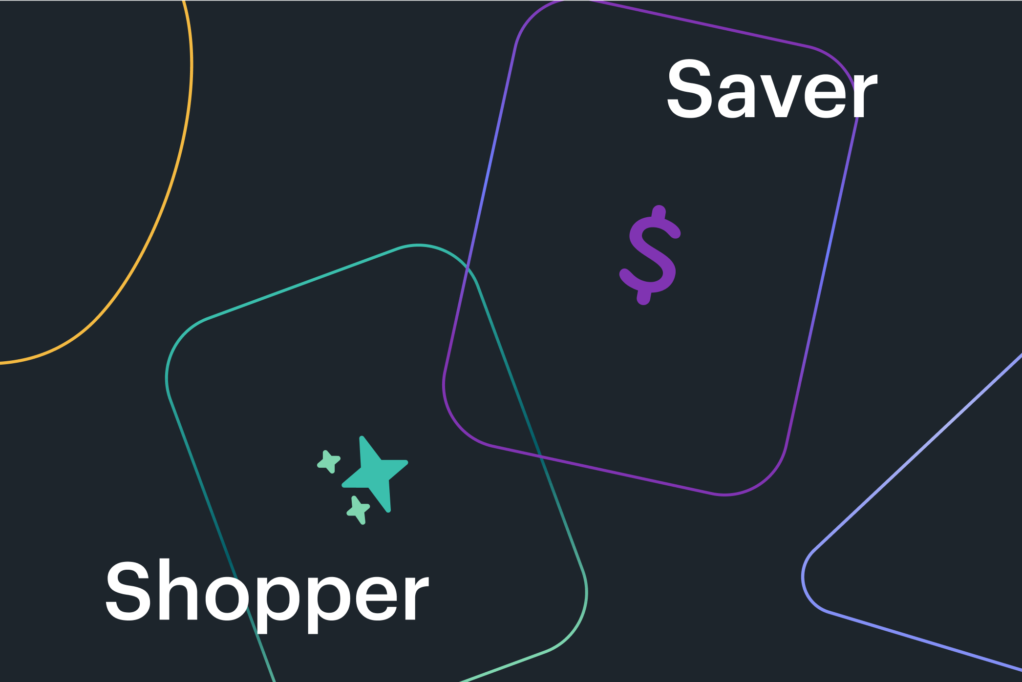 shopper and saver graphic