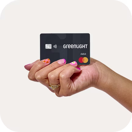 Holding debit card