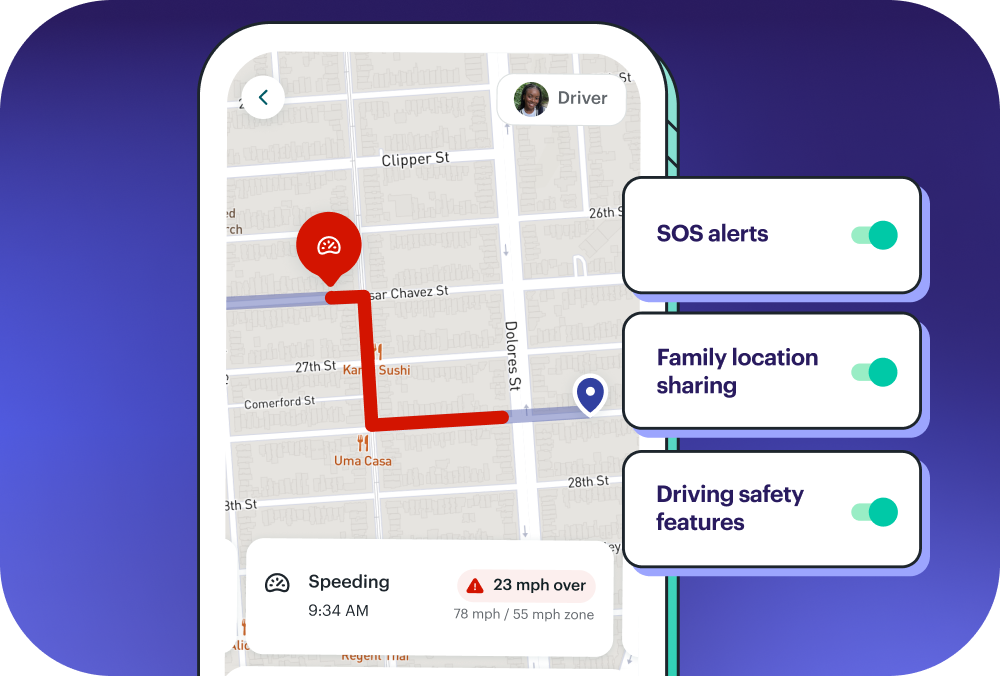 Infinity- Safety for the Family - Driving reports QSG