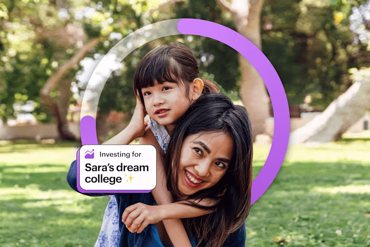 mother with her young daughter and greenlight investing goal