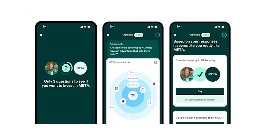 Invest app screenshot AI analysis