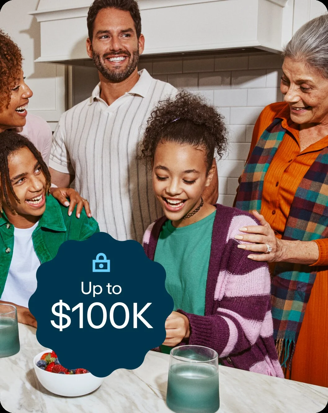 Three generations of a family in the kitchen — a teen showing a Greenlight card and phone, with parents and grandmother smiling
glskillFpe2a68570d07b56c5a856a8cc231df7fc775547e7360a55a5c17601b058f69faa