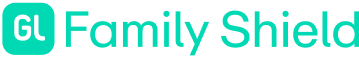 SplitContentCard / Family Shield lockup
