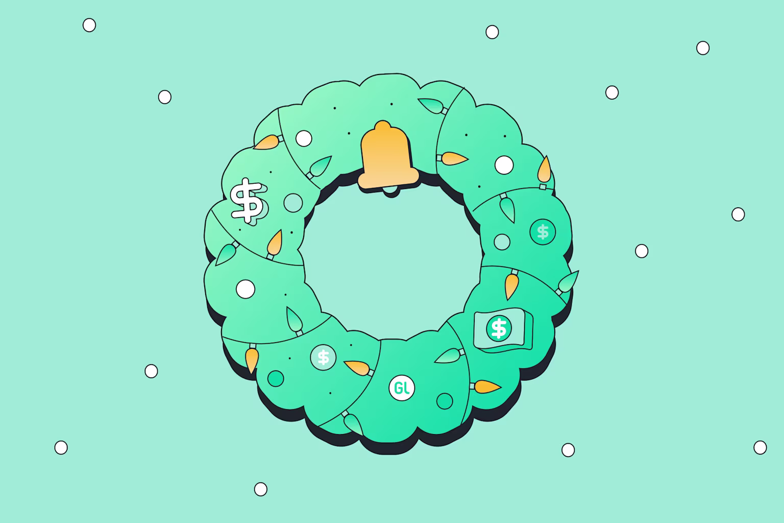 Holiday wreath