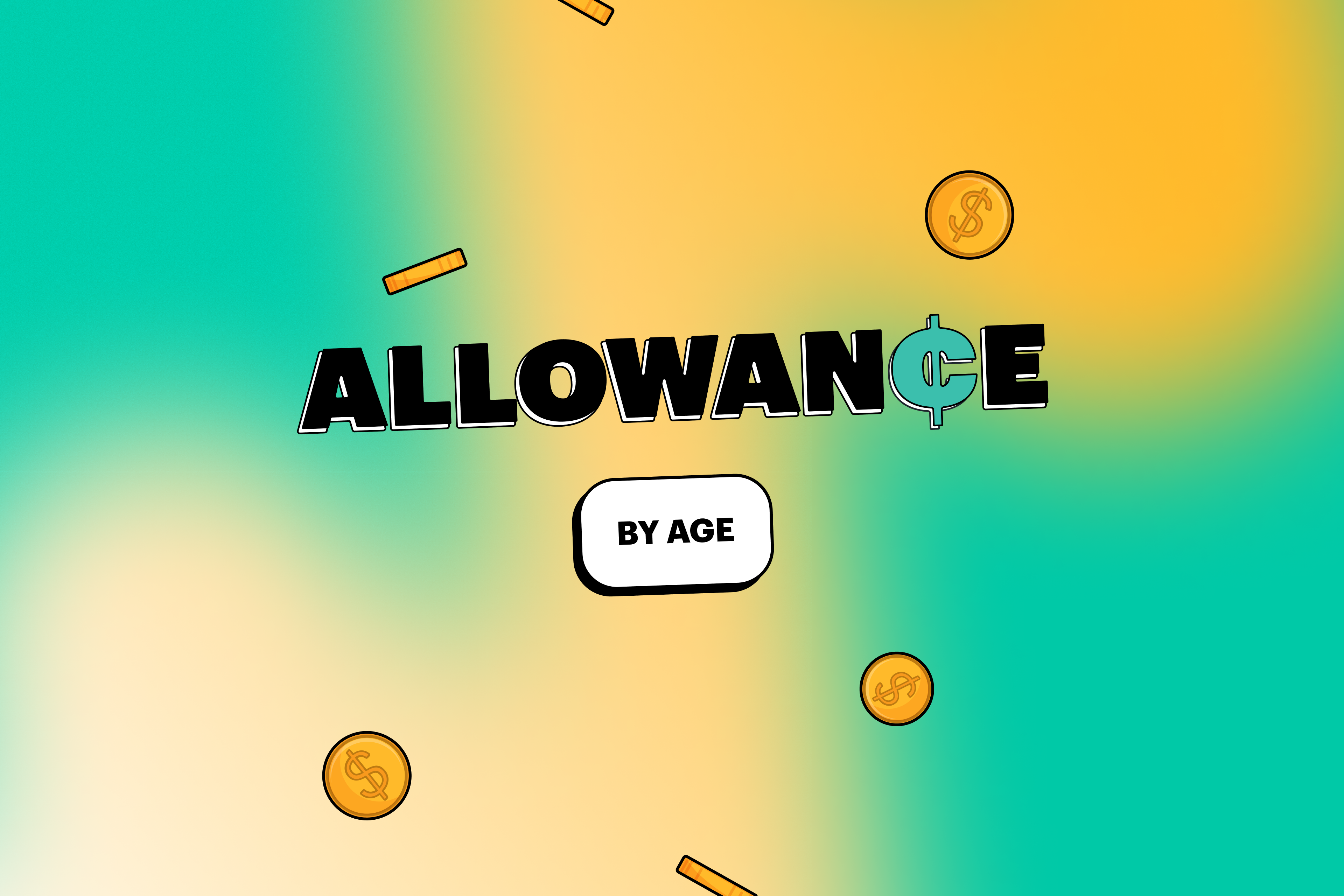 Allowance by age blog by Greenlight with stats for allowances of all ages