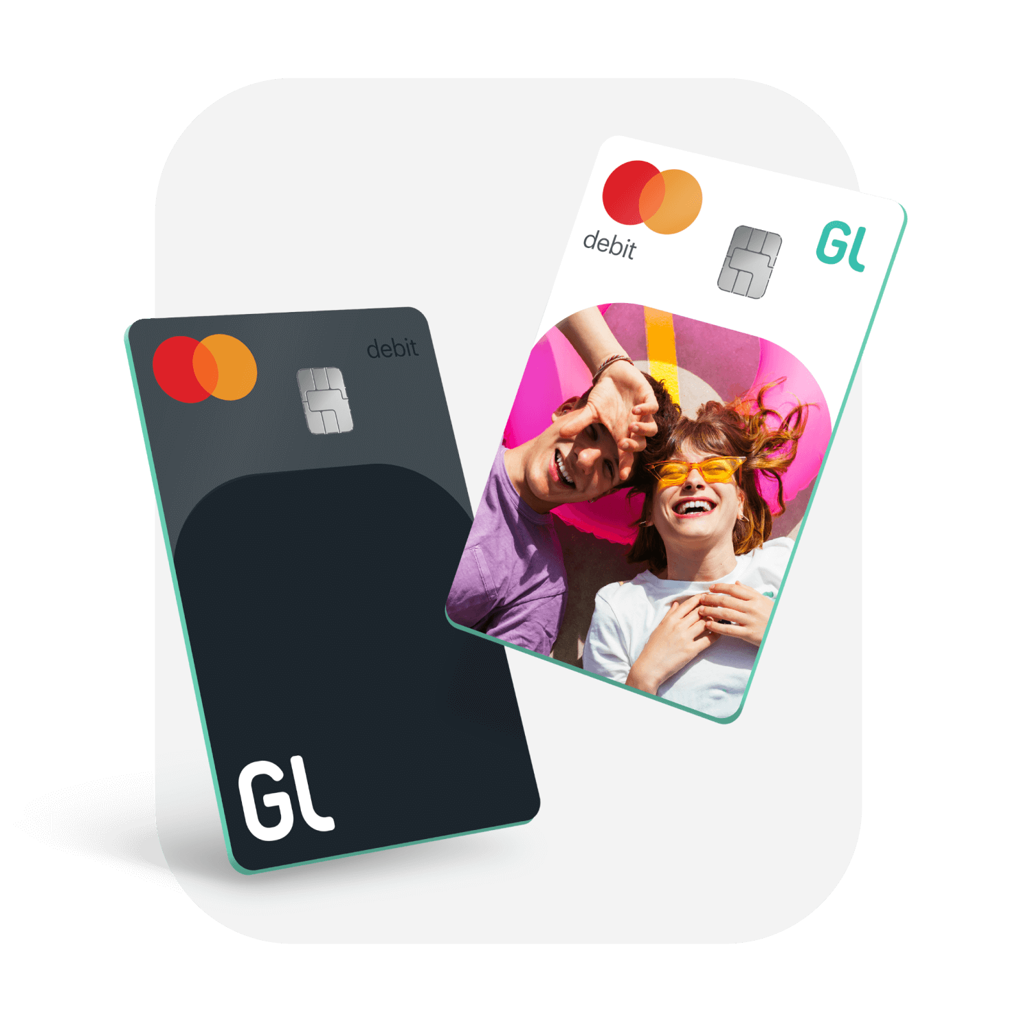 Greenlight Debit Cards - Black Debit Card and Customized Debit Card with Best Friends