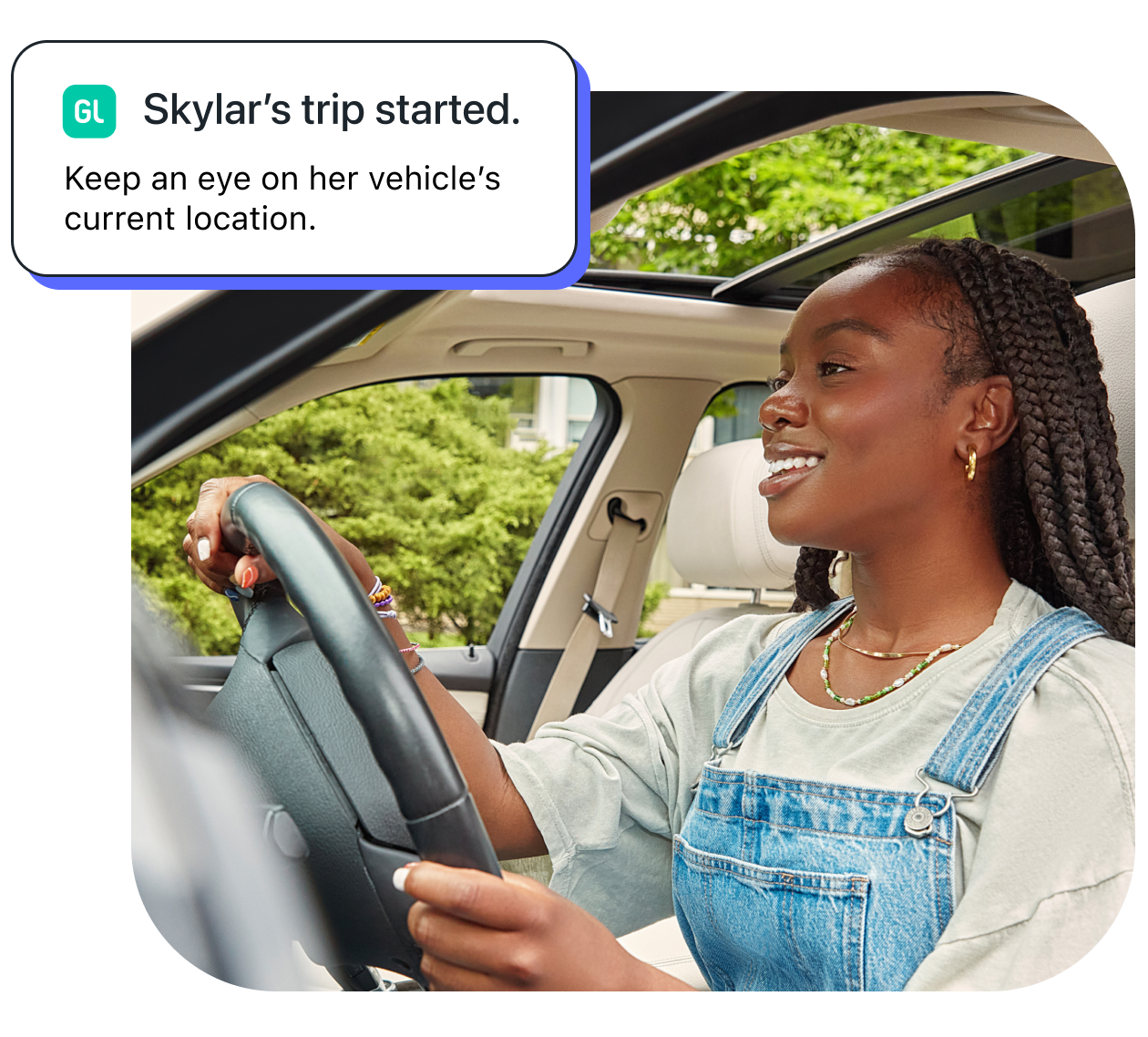 Parents use driving reports to track teen driving.
