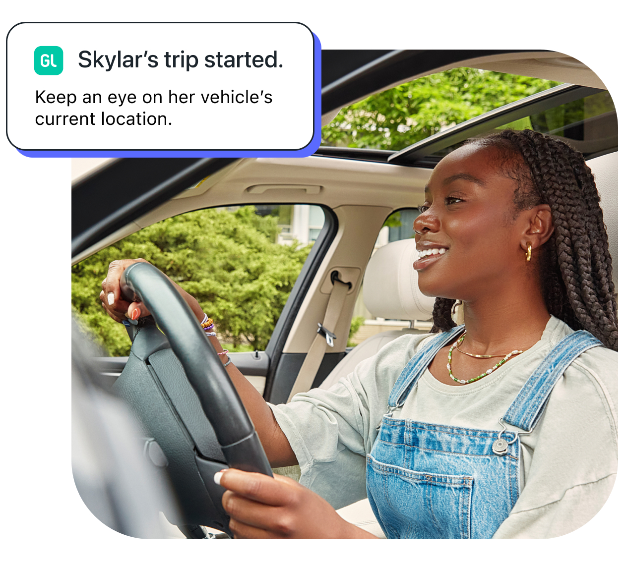 Parents use driving reports to track teen driving.