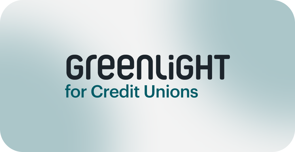 Greenlight for Credit Unions  Logo asset with background