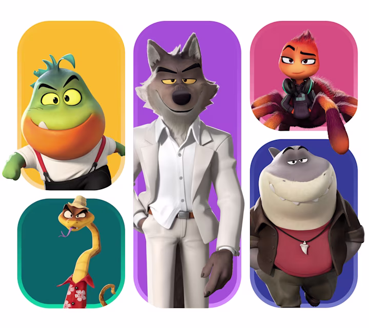 DreamWorks Bad Guys characters meet Greenlight.