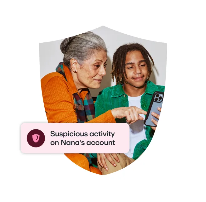 Family with suspicious-activity alert