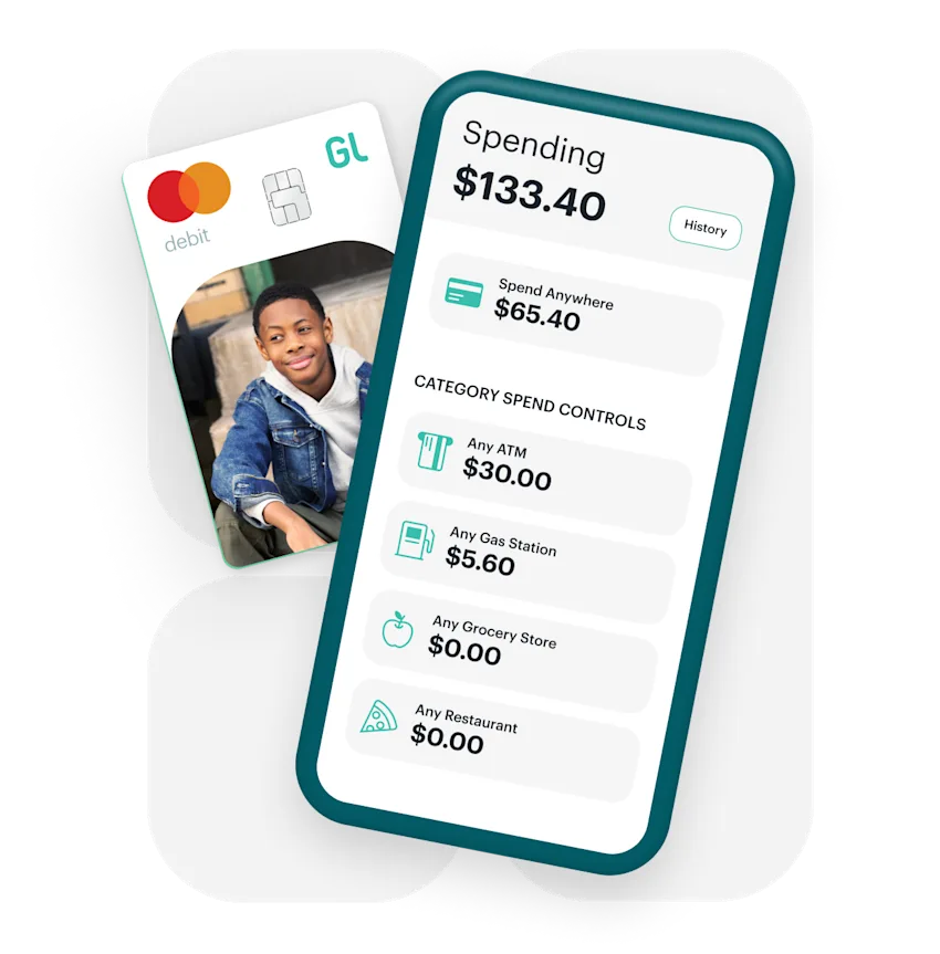 Greenlight’s secured debit card features and settings