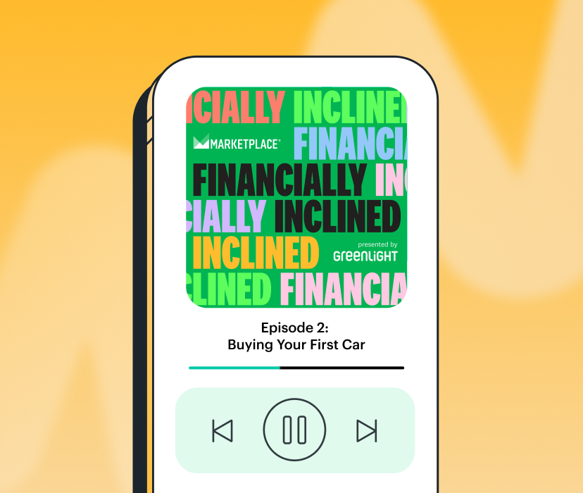 Financially Inclined podcast show in phone