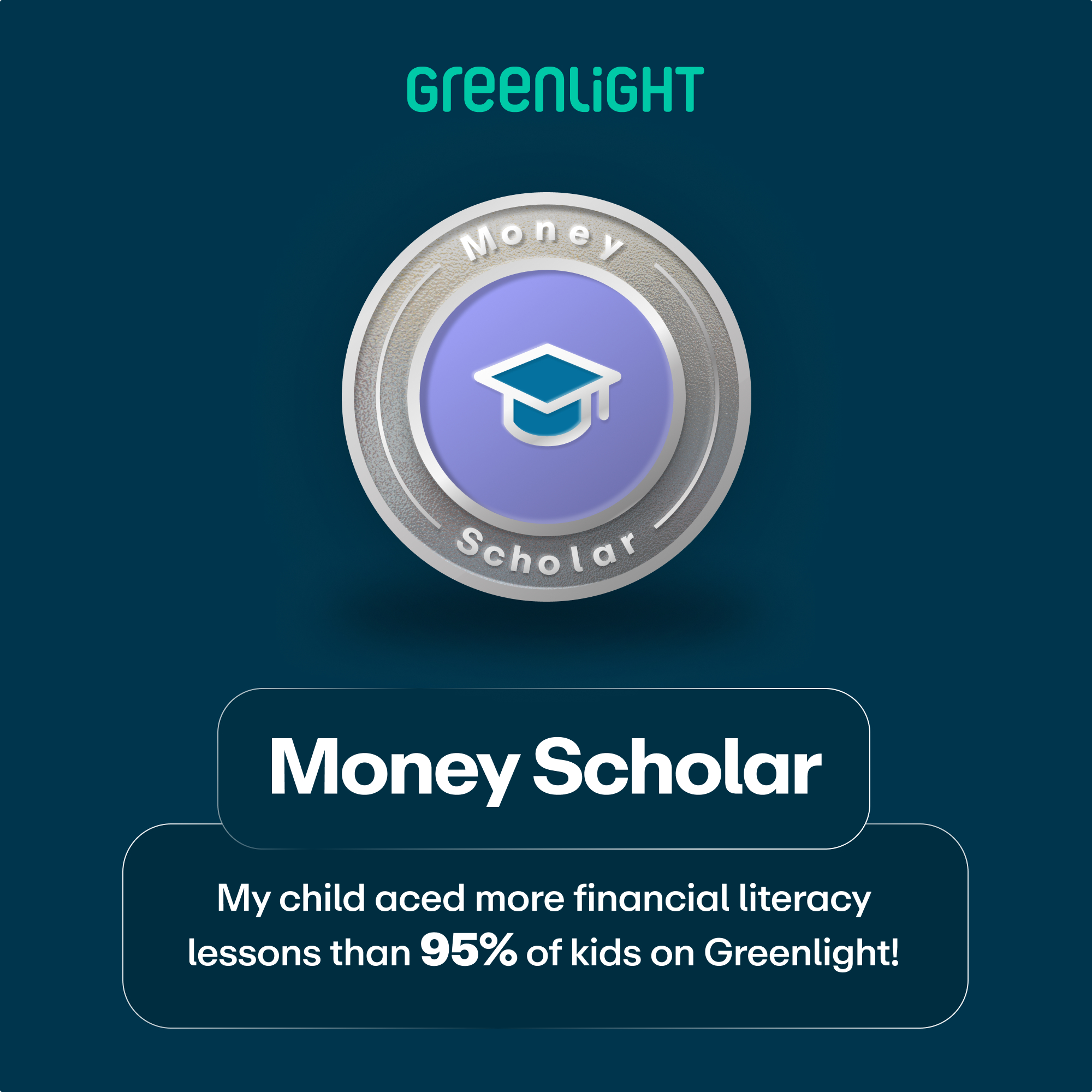 Top Money Scholar coin - square